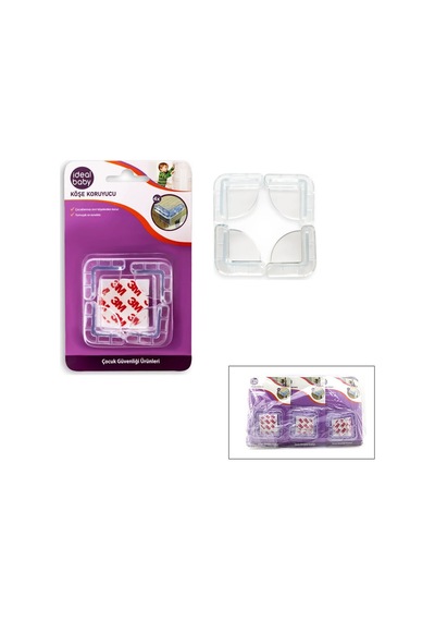 İdeal Baby Ide-02 Dekoratif Köşe Koruyucu Çoçuk Emniyet - 24'li Paket Diğer