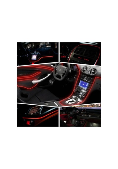 Tr Trendlıfeoto Araba Araç Içi Torpido Ledi Ip Neon Ip Led El Wire 2 Metre Mavi Genel