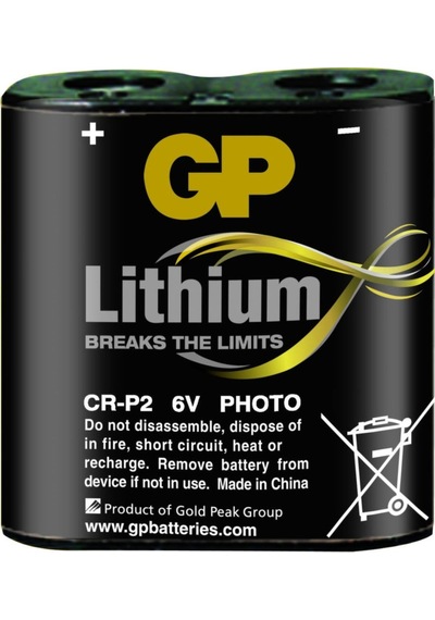 Gp Cr-P2 Liyum 6V Pil