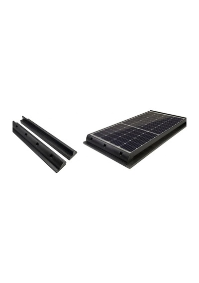 Mlfr-zj-05b Abs Plastik Güneş Paneli Braketi Siyah 680mm