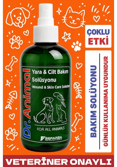 250 Ml Kedi Köpek Göz Kulak Temizleyici Ve Deri/yara Bakım Ürünü