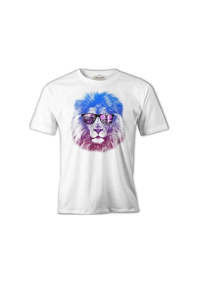 Summer - Aslan Beyaz Erkek Tshirt