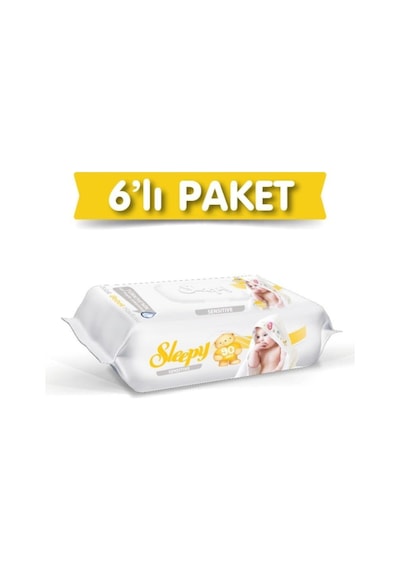 Sleepy Sensitive Islak Havlu 6'lı Paket 540 Yaprak