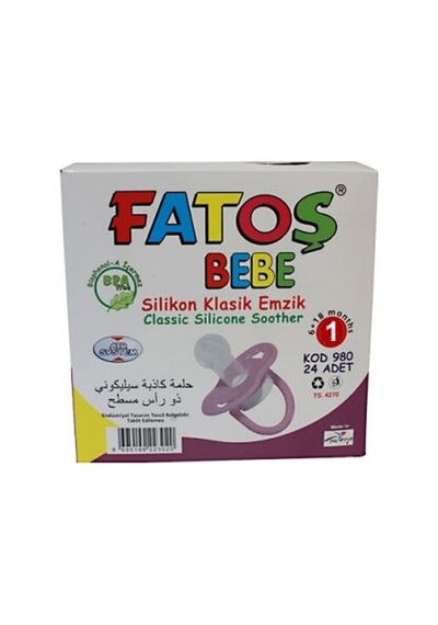 Fatoş Bebe 980 Silikon ve Klasik Emzik No-2