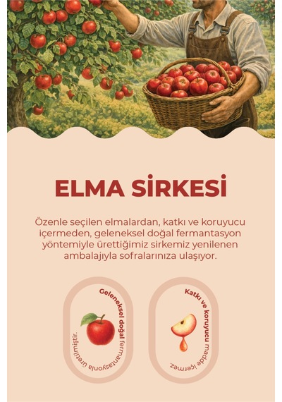 Elma Sirkesi-250 Ml