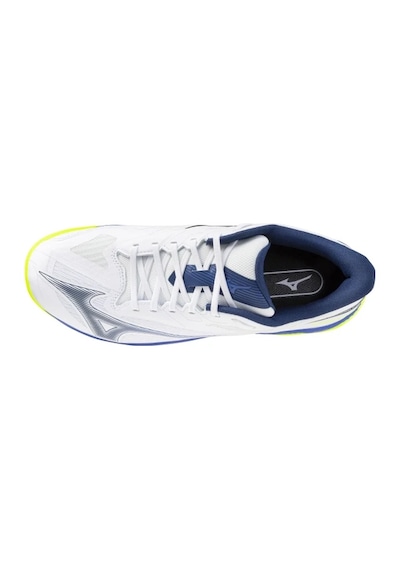Mizuno Wave Exceed Court Ac Erkek Tenis Ayakkabısı Beyaz / Mavi / Sarı Çok Renkli