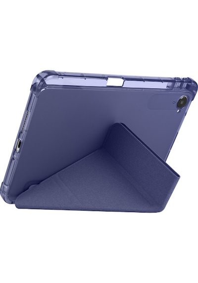 Xiaomi Pad Mini 8.8 İnç İle Uyumlu Kalem Bölmeli Uyku Modlu Katlanabilir Trifolding Tablet Kılıfı Kapaklı Kılıf