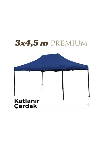 Missidea 3 4,5 Premium Makaslı Katlanır Çardak Mavi