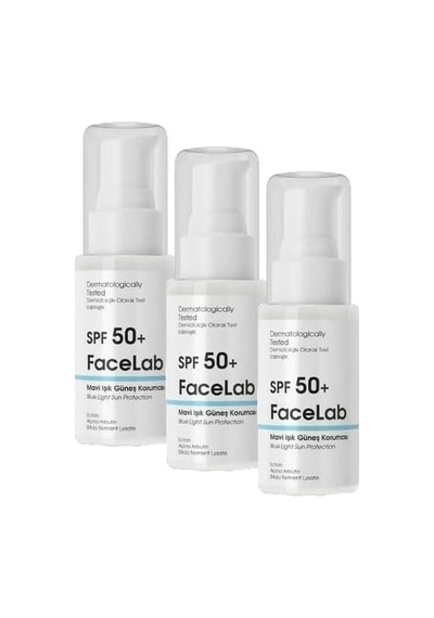Tr Alpha Arbutin İçerikli Spf 50 Ve Mavi Işık Güneş Koruması Blue Light Sun Protection 50 Ml 3 Paketi