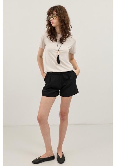 Antioch Modal Karışımlı T-shirt Taş