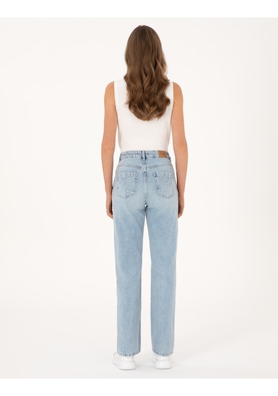 Pierre Cardin Kadın Açık Mavi Pantolon Jean 50308401-vr003 Açık Mavi