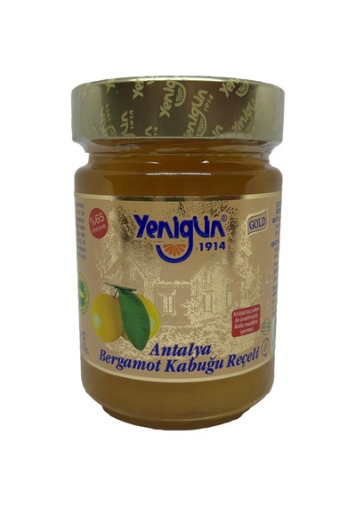 Yenigün Gold Reçel 400 G Bergomat - %65 Meyveli Kahvaltılık 3'li Ekonomik Paket - 3 Adet Tarı