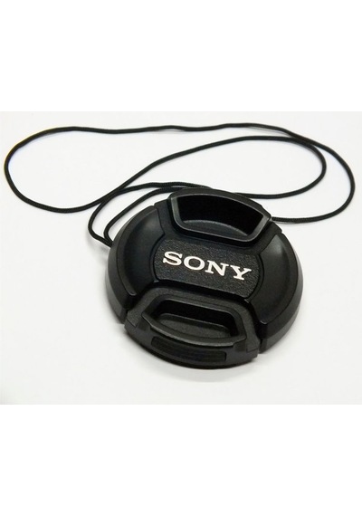 Sony İçin Snap On Lens Objektif Kapağı Bağcıklı 49 MM