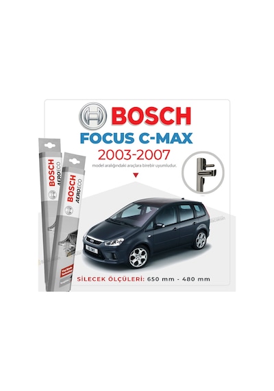 Ford Focus C-Max Muz Silecek Takımı 2003-2007 Bosch Aeroeco