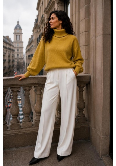 Hira Life Fashion Sfg Life Moda Kadın Balıkçı Yaka Tüylü Şardonlu Oversize Kazak Hardal Hardal Hira Life Fashion Sfg Life Moda Kadın Balıkçı Yaka Tüylü Şardonlu Oversize Kazak Hardal Hardal