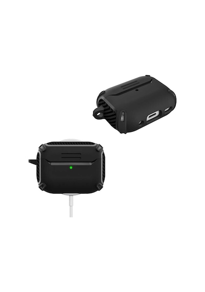 Apple AirPods Uyumlu Pro 2 Kılıf Zore Airbag 26 Silikon Siyah