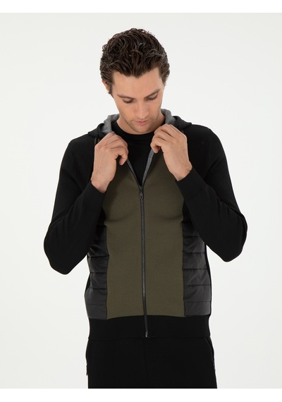 Cacharel Siyah Regular Fit Triko Hırka