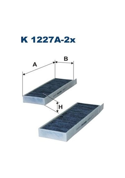 Filtron K1227a-2x Karbonlu Polen Filtresi