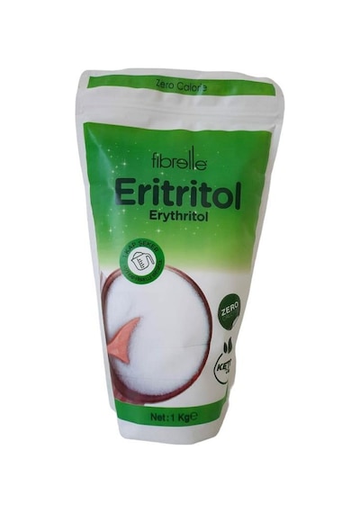 Fibrelle Eritritol Tatlandırıcı Sıfır Kalori 1 KG