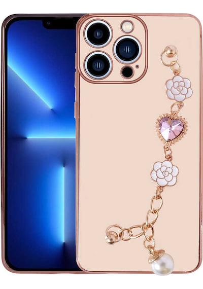 Apple Uyumlu iPhone 12 Pro Max El Tutamaçlı Kamera Korumalı Tchs Taka Silikon Kılıf-pembe Pembe
