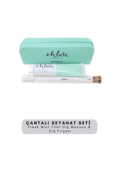 Ohlala Fresh Mint 75 Ml + Dental Luxe Diş Fırçası Premium Seyahat Seti