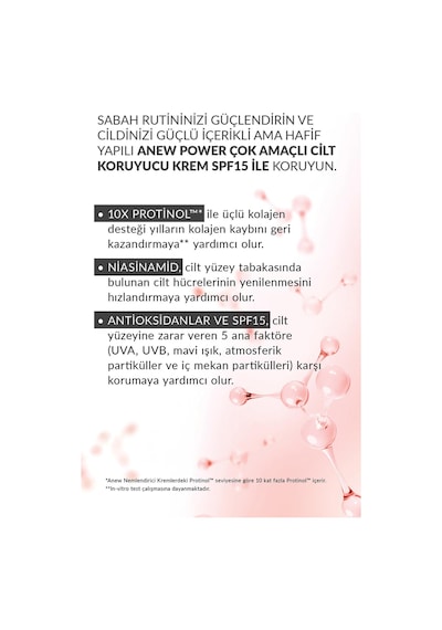 Anew Power Çok Amaçlı Cilt Koruyucu Krem Spf15 50 Ml. Üçlü Paket