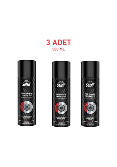 Selsil Fren Balata Temizleme Spreyi 500 Ml 3 Adet 500 ML