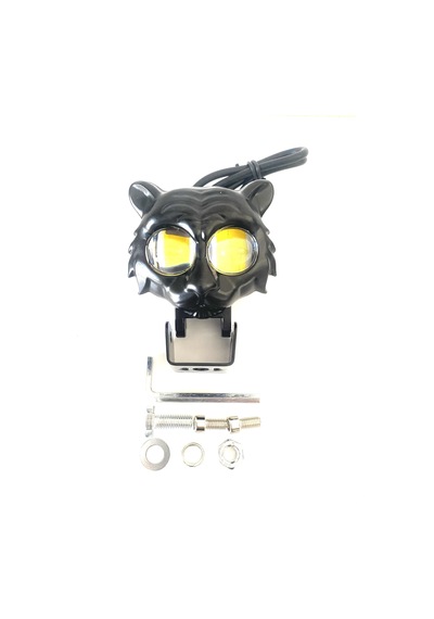 Point Araç Motosiklet Far Led Spot Beyaz Sarı Kedi Göz Far Lamba