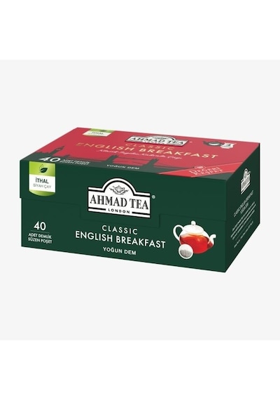 Ahmad Tea 40'lı Klasik English Breakfast Demlik Poşet Çay 80 G