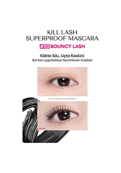 Clıo Kill Lash Superproof Mascara 20 Bouncy Lash