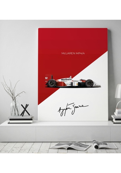 Bk Gift Formula 1 Tasarımlı Kanvas Tablo 50x70cm-13 Bkbitmeyen98204 Bk