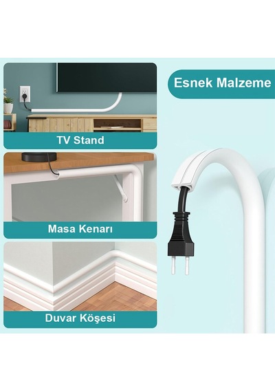 Greentech Esnek Kablo Kanalı Krem / Gt-kk13