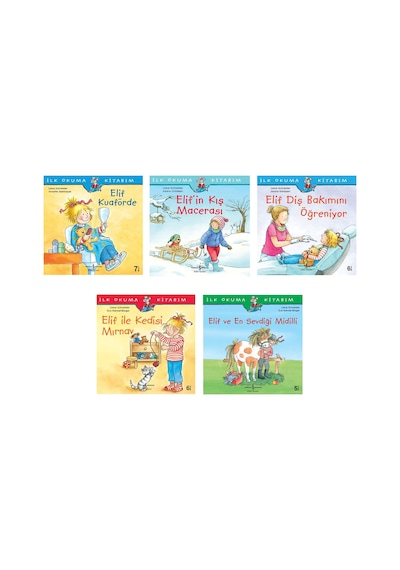 Elif Serisi 1 - Ilk Okuma Kitabım 5 Kitap