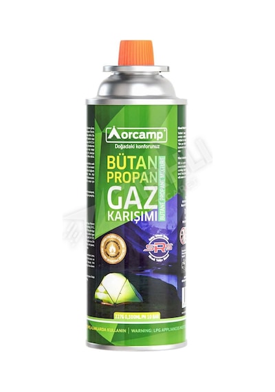2 Adet Orcamp Bütan Propan Gaz Kartuşu 227 Gr Çok Renkli
