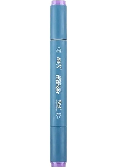 Rich Klm-17956 Art-x Sketch Marker Kalem Duo 271 Levandar Standart