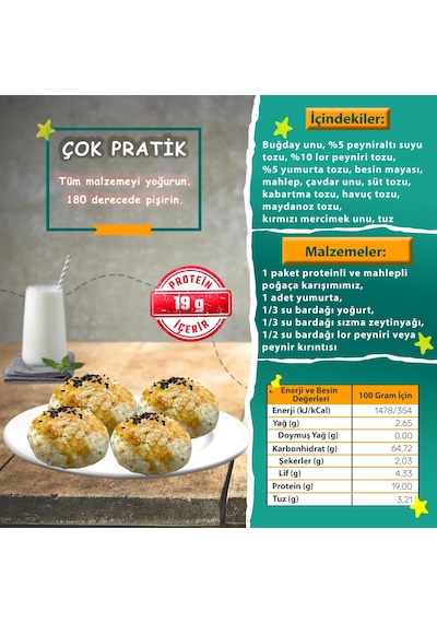 Yumurtalı Ve Peynirli Poğaça Karışımı 242g