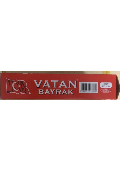 Türk Bayrağı Yükselen Bayrak Vatan Bayrak Ebat 200X300