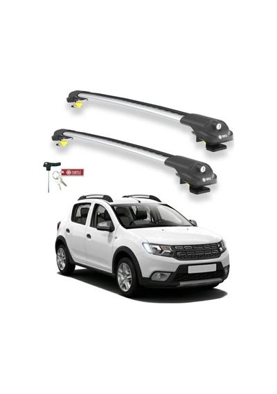 Turtle Dacia Sandero Stepway B8 2013-2020 Ara Atkı Air1 Gri