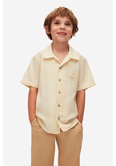 Nk Kids Erkek Çocuk Brıstol Gömlek 48509 KREM