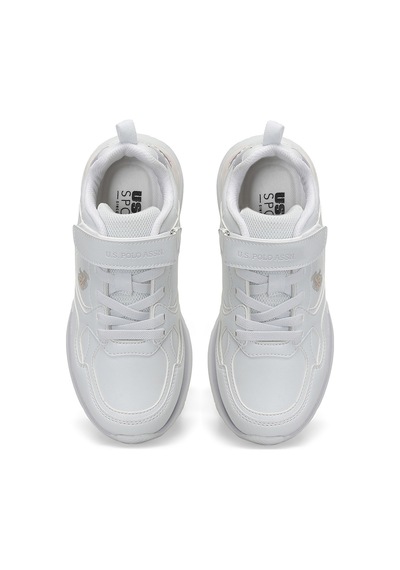U.S. Polo Assn. 4M INTER JR 4FX Çocuk  Beyaz Sneaker