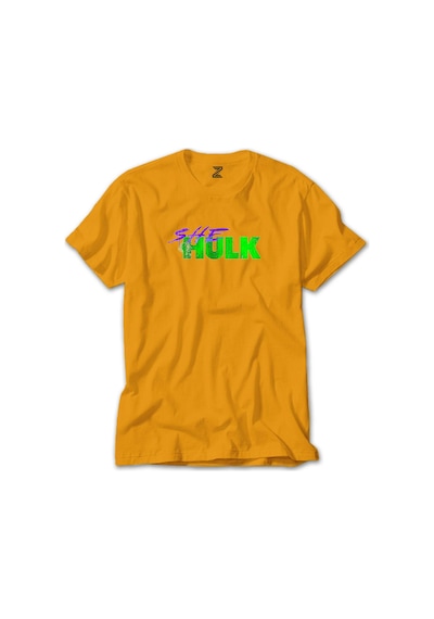 She Hulk Logo Sarı Tişört Sarı