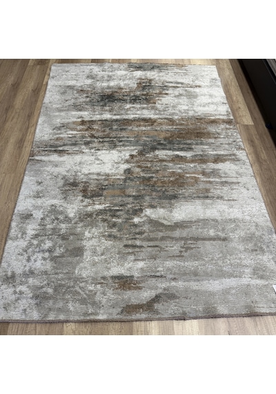 Hoom Rugs Arkaik Plz 09 Kahve Etnik Renkli Vintage Makine Halısı Çok Renkli