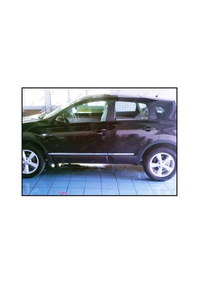 Ebal Otomotiv Nissan Qashqai Krom Yan Kapı Çıtası 6 prç. 2007-2014 P. Çelik