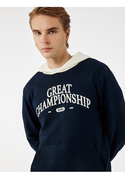 Koton Kanguru Cepli Uzun Kollu Baskılı Şardonlu Renk Kontrastlı Kapşonlu Sweatshirt Lacivert 6wam70093mk Lacivert Koton Kanguru Cepli Uzun Kollu Baskılı Şardonlu Renk Kontrastlı Kapşonlu Sweatshirt Lacivert 6wam70093mk Lacivert