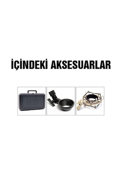 Mxl 990 Vokal/enstrüman/youtuber/podcast için Kondenser Mikrofon
