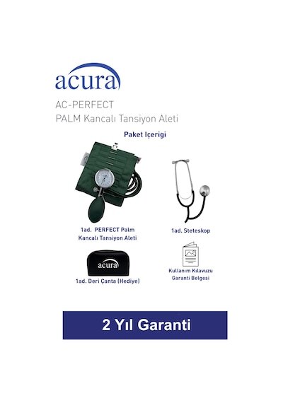 Acura Ac-perfect Palm Tipi Kancalı Manuel Tansiyon Aleti
