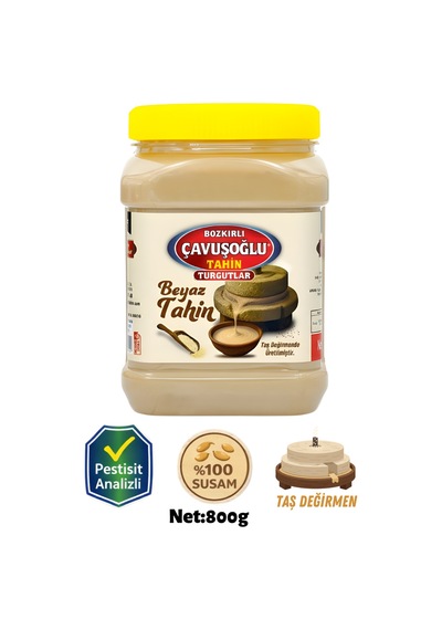 Bozkırlı Çavuşoğlu Tek Kavrulmuş Beyaz Tahin 800 G