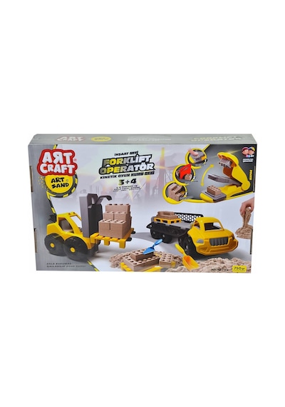 03744 Artstand Forlift Operatör Kum Set Çok  Renkli