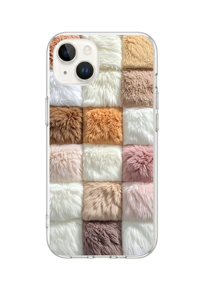 iPhone 13/14 Uyumlu Pofuduk Desenler Baskılı Silikon Kılıf Renkli