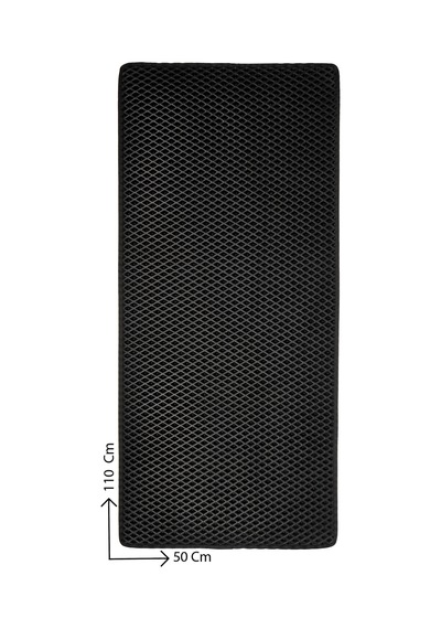 50x110 Cm Hücreli Kedi Kumu Paspası Kedi Matı Kedi Tuvalet Önü Paspası Siyah